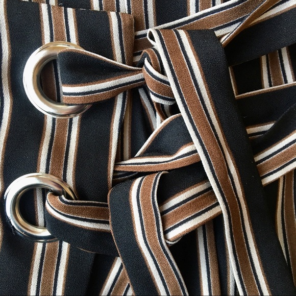 Urban Outfitters Grommet Tie Wrap Mini Skirt - Picture 10 of 11